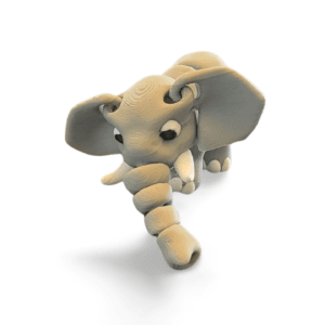 3d elephant